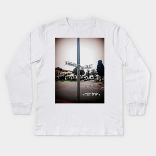 California Avenue & Jackson Street, Glendale, CA by Mistah Wilson Kids Long Sleeve T-Shirt